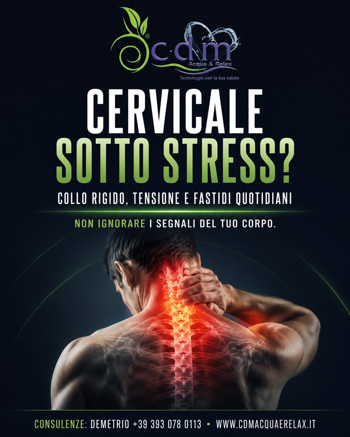 Cervicale sotto stress e tensioni quotidiane