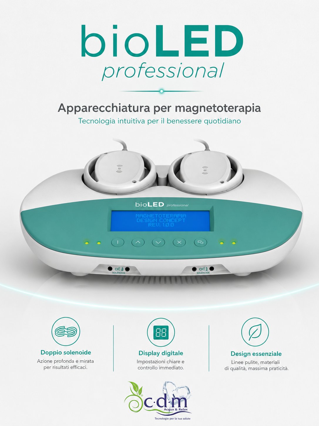 bioLED professional apparecchiatura per magnetoterapia