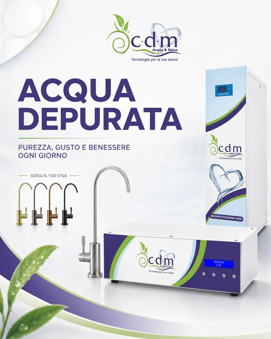 Acqua pura e benessere quotidiano